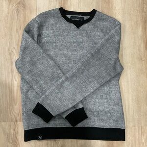 BROOKLYN STANDARD MENS HEATHER GRAY PULLOVER CREW NECK SWEATER ONE IN STOCK MED